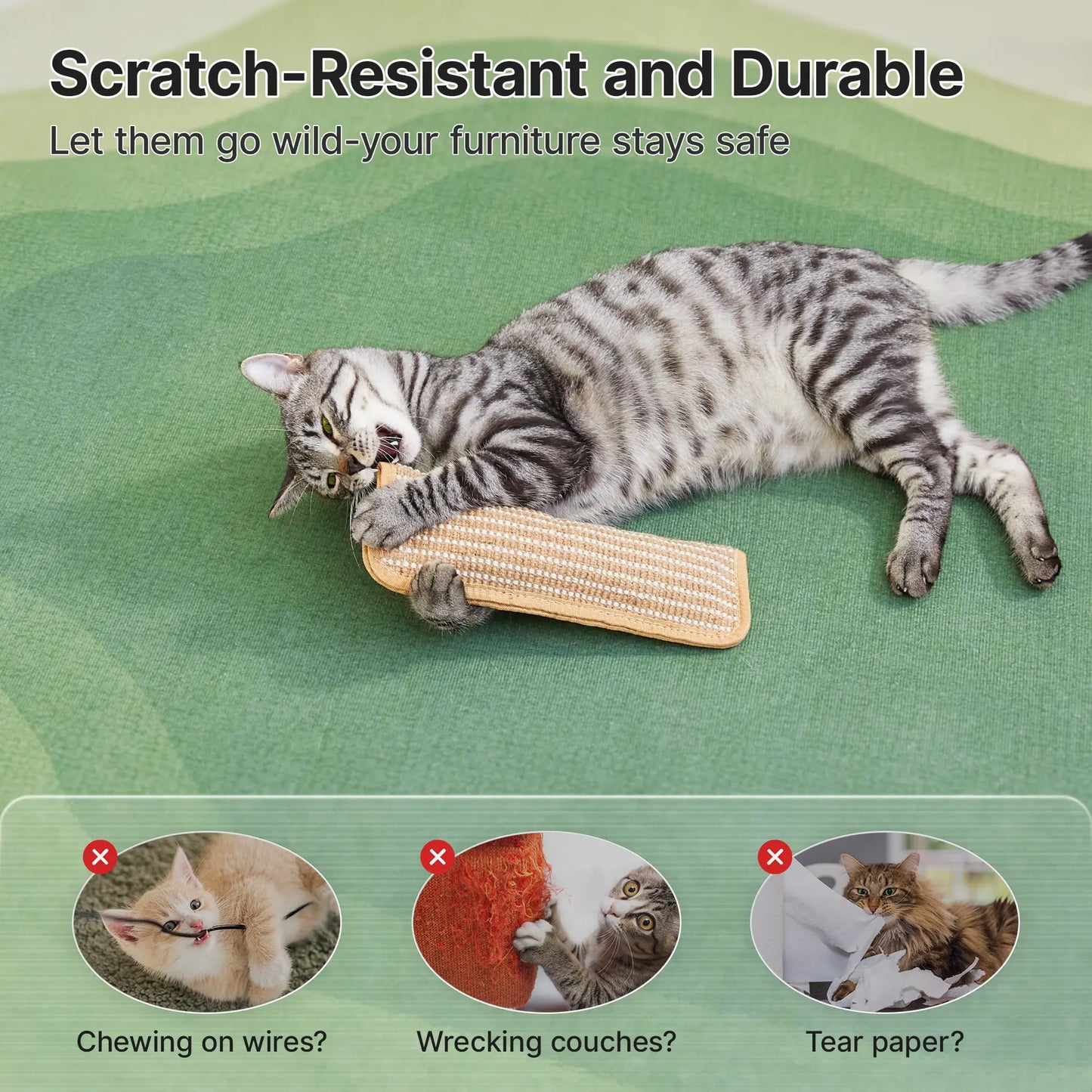 Potaroma Cat Toys Pack of 2, Soft Sisal Material Indoor Kitten Scratching and Kicker Toys, Drives Bored Cats Crazy with Fun Interactive Chew #Summervibes #Petlovers