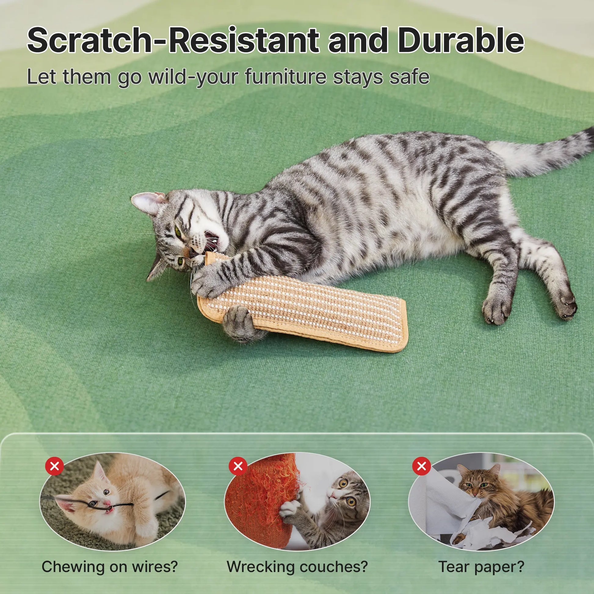 Potaroma Cat Toys Pack of 2, Soft Sisal Material Indoor Kitten Scratching and Kicker Toys, Drives Bored Cats Crazy with Fun Interactive Chew #Summervibes #Petlovers