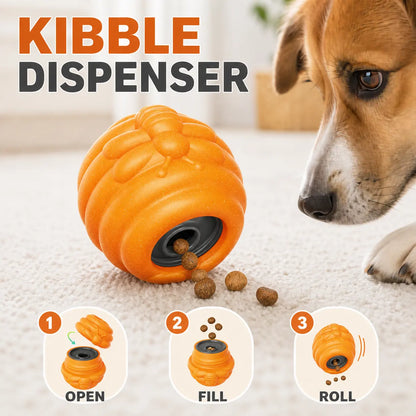 Honey Jar Dog Toy – Freezable Lick Bowl, Treat Dispenser & Chew-Resistant Enrichment Toy for Dogs Campingessentials
