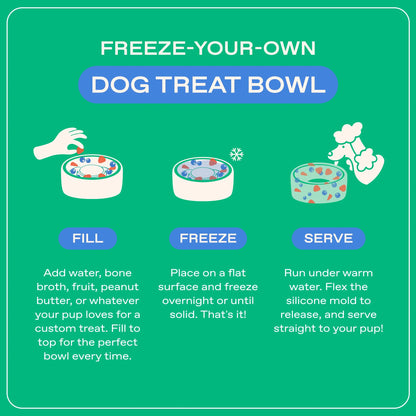Freeze-Your-Own Dog Treat Bowl