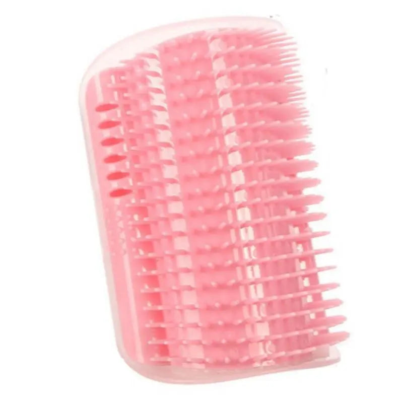 Cat Corner Brush, 1 Count Soft Massage Self Grooming Brush for Cats, Interactive Home Entertainment Tool for Cats and Dogs