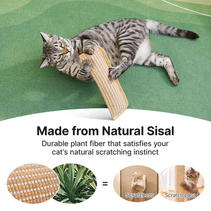 Potaroma Cat Toys Pack of 2, Soft Sisal Material Indoor Kitten Scratching and Kicker Toys, Drives Bored Cats Crazy with Fun Interactive Chew #Summervibes #Petlovers