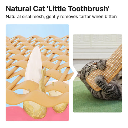 Potaroma Cat Toys Pack of 2, Soft Sisal Material Indoor Kitten Scratching and Kicker Toys, Drives Bored Cats Crazy with Fun Interactive Chew #Summervibes #Petlovers