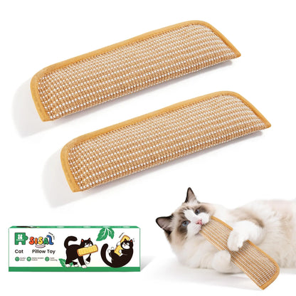 Potaroma Cat Toys Pack of 2, Soft Sisal Material Indoor Kitten Scratching and Kicker Toys, Drives Bored Cats Crazy with Fun Interactive Chew #Summervibes #Petlovers