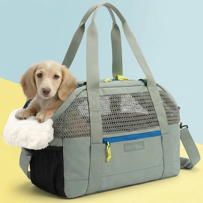 PAWD Pet Carrier Bag - Cozy, Secure, Breathable Pet Travel Carrier, Lightweight Portable Bag for Dogs and Cats