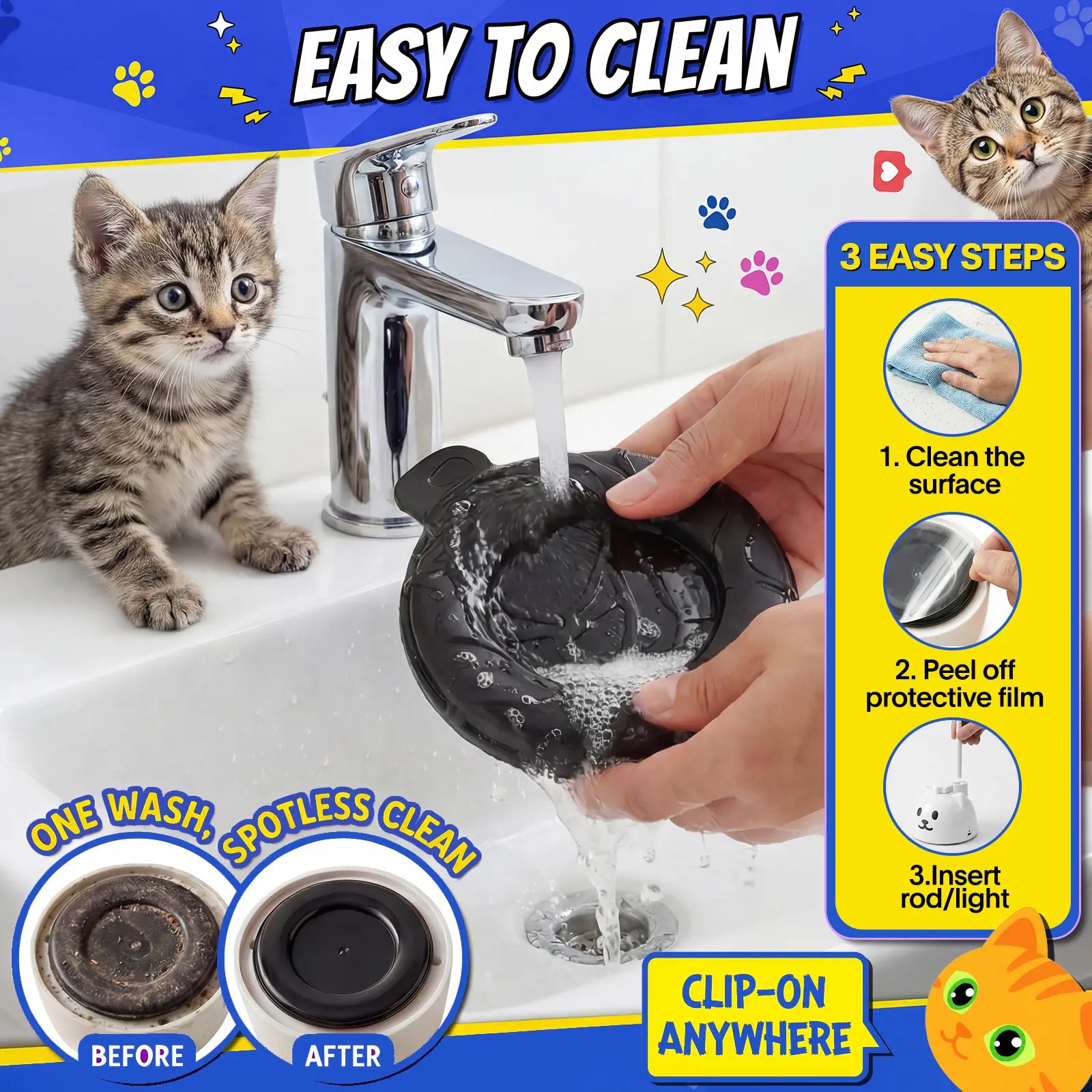 CATPICK Interactive Cat Toys for Indoor Cats—Automatic Feather Toy That Flutters like a Bird, Usb-Rechargeable Electric Cat Teaser with a Suction Cup Base, 360° Rotating Cat Toy, and Smart, Sensor-Activated Self-Play Puzzle Toys Designed for Bored Cats
