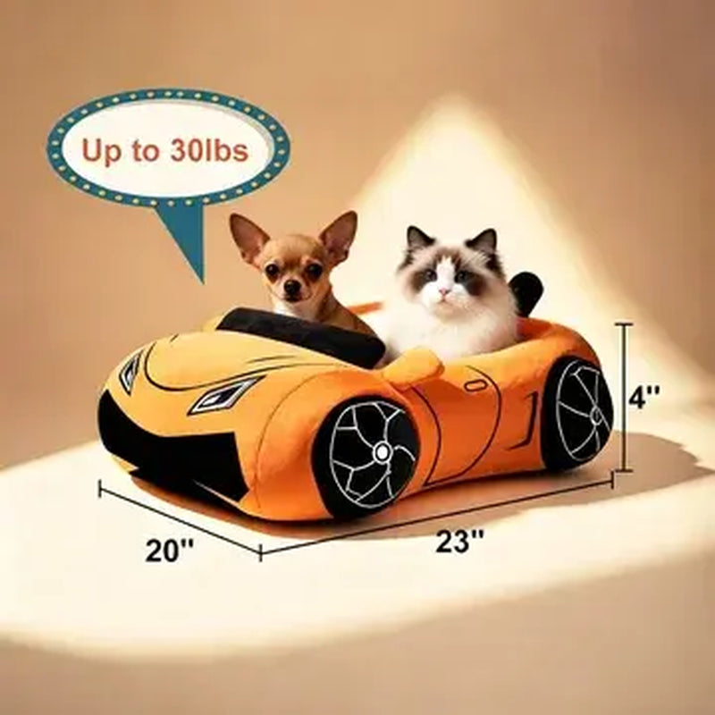 Washable Pet Bed for Small Dogs & Cats, Fluffy Plush Cuddly Calming Nest, Anti-Slip Non-Shedding Soft Sleeping Mat for Crate, Machine Washable Cozy Kitten Puppy Bed #Summerwins #Dealsforyoudays