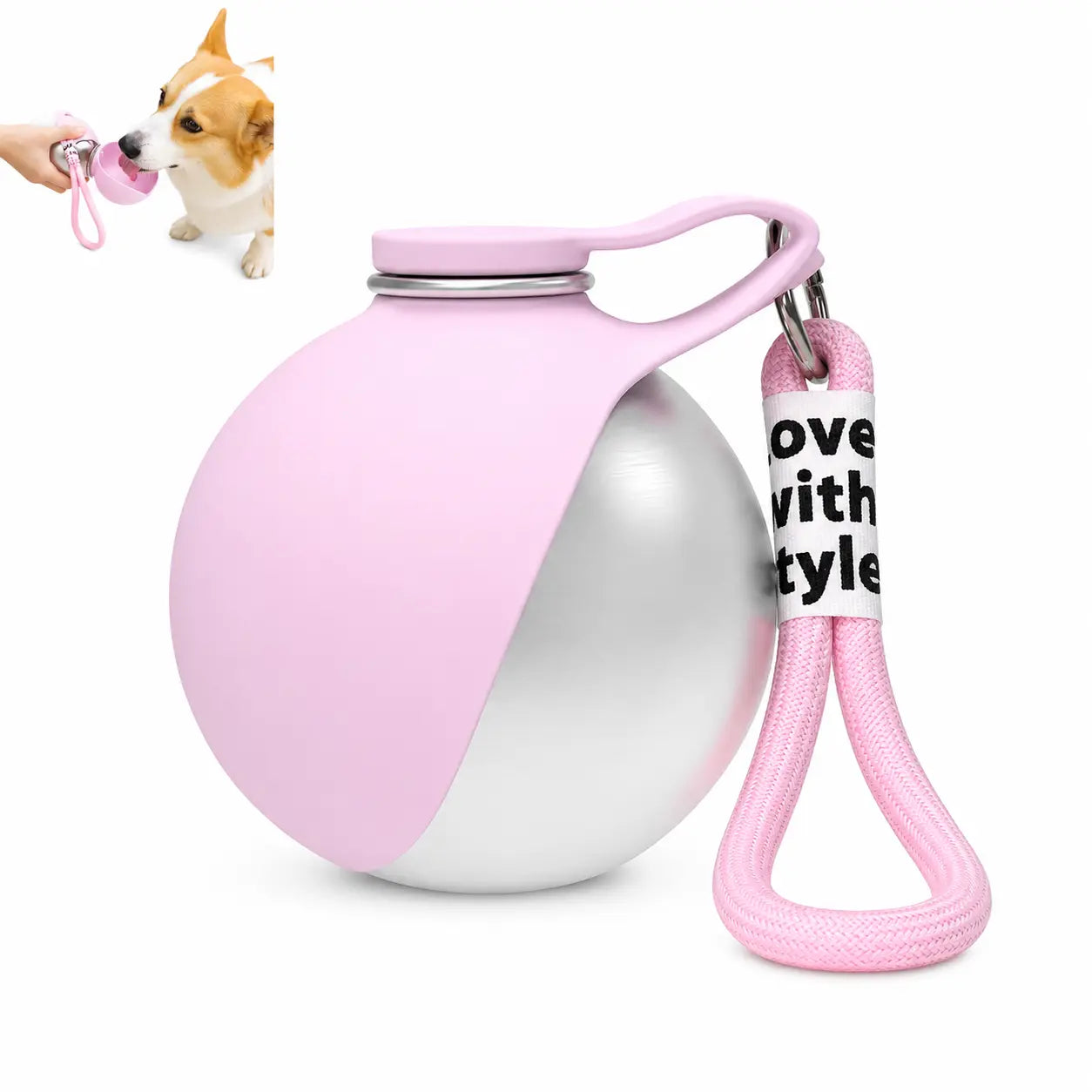 Durable & Spill-Proof Dog Water Dispenser – High-Quality, Long-Lasting Portable Bottle for All-Terrain Travel, Easy Single-Handed Operation, Guaranteed Leak-Free Performance